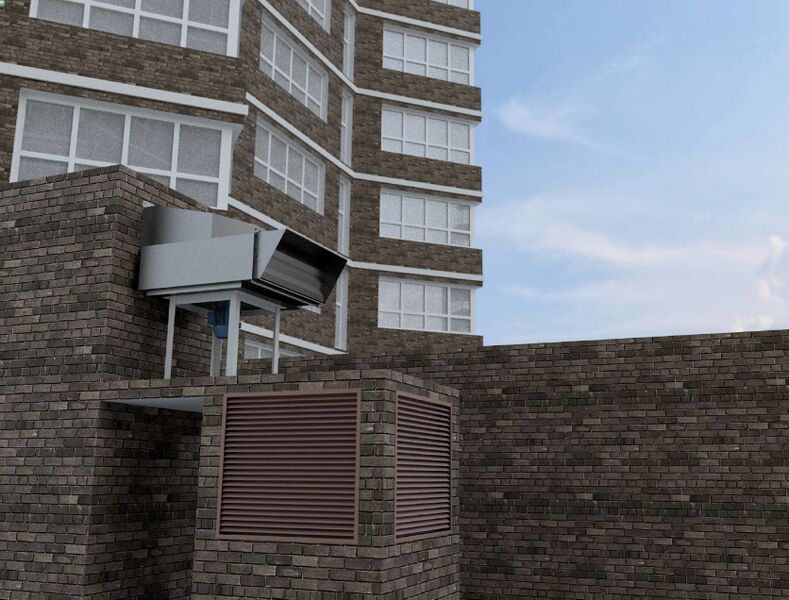 Файл:Рис. 9 Размещение вентилятора системы вытяжной противодымной вентиляции на фасаде. Вариант 1.jpg