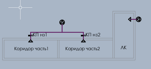 Схема 1. Схема организации противодымной защиты на этаже. Запрос 3.png